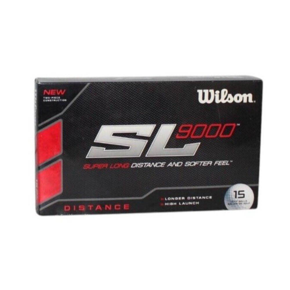Wilson SL9000 NIB Super Long Distance And Softer Feel Golf Balls - 15 Balls